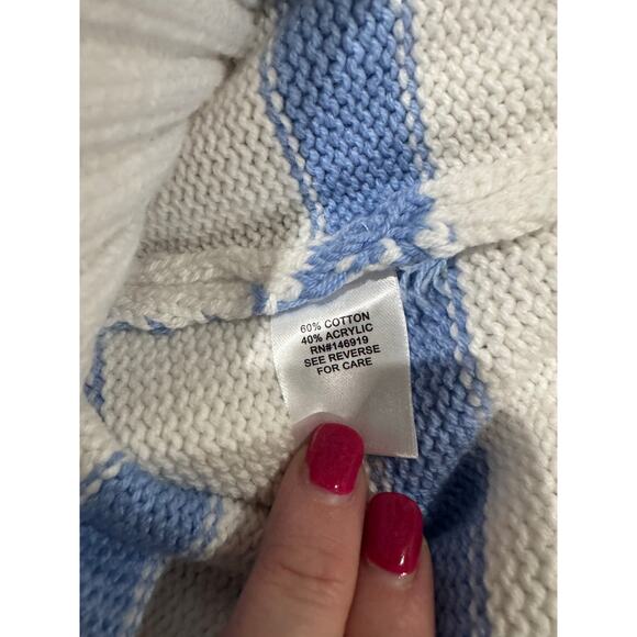 Freshman 1996 Lemon Stripes Summer Sweater Small - Picture 6 of 6